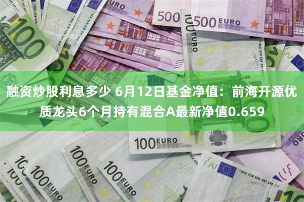 融资炒股利息多少 6月12日基金净值：前海开源优质龙头6个月持有混合A最新净值0.659