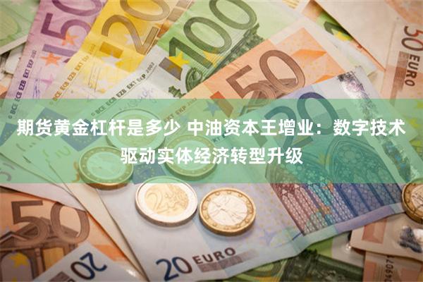 期货黄金杠杆是多少 中油资本王增业：数字技术驱动实体经济转型升级