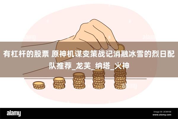 有杠杆的股票 原神机谋变策战记消融冰雪的烈日配队推荐_龙芙_纳塔_火神
